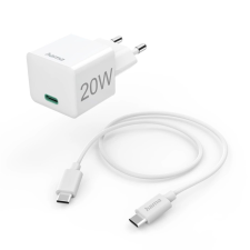 Hama 201675 FIC USB Type-C Hálózati töltő - Fehér (20W) mobiltelefon kellék
