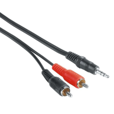Hama 205106 ECO 2m 3,5mm Jack-2RCA kábel kábel és adapter