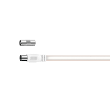 Hama 205218 Koax antenna kábel 1.5m - Fehér (205218) kábel és adapter