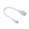 Hama 54518 micro USB - OTG fehér adapter
