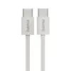Hama Adatkábel szövet USB-C/USB-C 1m bézs