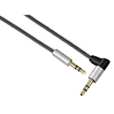 Hama Aluline 3.5 mm jack összekötő kábel 90fok 0.75m (80874) kábel és adapter