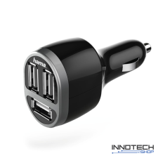 Hama autós tripla usb töltő 5200 mA 5,2 A (173603) mobiltelefon kellék