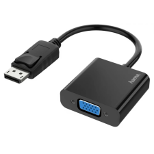 Hama DisplayPort VGA/D-Sub Átalakító Fekete 10cm 200337 kábel és adapter