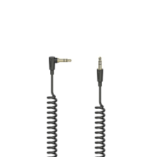 Hama FIC 3,5mm jack 1,5m 90fokos spirál összekötőkábel kábel és adapter