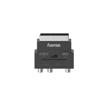 Hama Fic AV SCART-3RCA-SVHS out/in Black laptop kellék