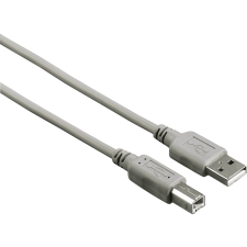 Hama FIC ECO USB kábel A-B típus, 3 méter, szürke (200901) kábel és adapter