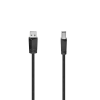 Hama FIC USB kábel A-B típus 3m Black 00200603