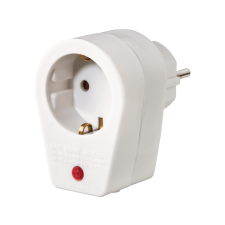 Hama FIP hálózati túlfeszültség védő adapter, fehér (223323) hosszabbító, elosztó