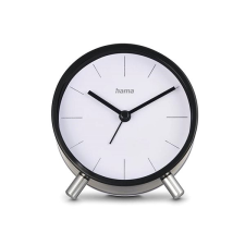 Hama Flores Ébresztőóra, fekete, 11 cm ébresztőóra