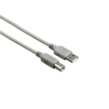 Hama Hama 200901 FIC ECO USB A-USB B 3m szürke adatkábel kábel és adapter