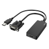 Hama Kábel elosztó HAMA HDMI/VGA + USB audio