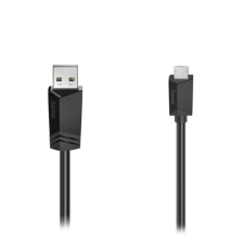 Hama Kábel HAMA USB-A/Micro-USB 1,5m fekete kábel és adapter