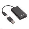 Hama Memóriakártya olvasó + USB HUB