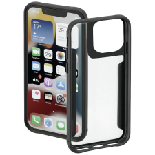 Hama Metallic Frame Cover Apple iPhone 14 Pro tok átlátszó fekete (00215524) (HA00215524) - Telefontok tok és táska
