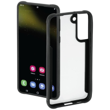 Hama Metallic Frame Samsung Galaxy S22 (5G) hátlap tok átlátszó fekete (00177948) (HA00177948) - Telefontok tok és táska