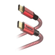 Hama Reflective USB-C - USB-C töltőkábel 1.5m piros (201560) kábel és adapter