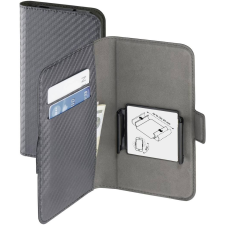 Hama Smart Move Carbon XL Booklet univerzális tok szürke (177590) (HA177590) - Telefontok tok és táska
