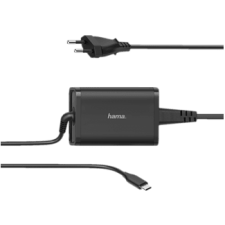 Hama Univerzális hálózati töltő USB C  csatlakozóval 5-20V, 65W (200006) egyéb notebook hálózati töltő