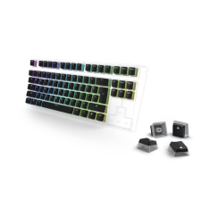 Hama URAGE "DOUBLESHOT PBT KEYCAP" US/UK kiosztás fekete (00217894) (00217894) billentyűzet