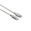 Hama USB A - USB B Kábel Hama 00200900 1,5 m Szürke