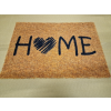 hamat Lábtörlő, "HOME" barna-fekete, 40x60cm