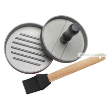  Hamburgerprés ecsettel, húsnyomó konyhai eszköz