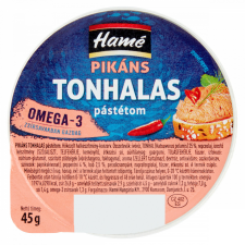 Hamé pikáns tonhalas pástétom 45 g konzerv