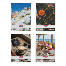 Hamelin Hungária Kft. Herlitz spirálfüzet A5/80 lap, kockás Mix füzet