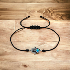 HAMSA - ZSINÓR + 925 EZÜST KARKÖTŐ karkötő