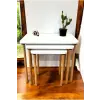  Hanah Home Behelyezhető asztal (3 darabos) Fehér Peka0015-S - Fehér