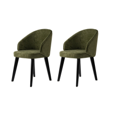 Hanah Home Bentley Green and Black étkezőszék szett, 2 db, zöld bútor