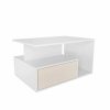  Hanah Home Coffee Table Beige White Mana - Beige, White