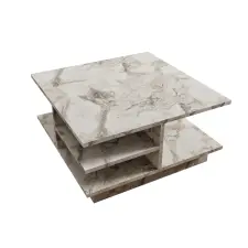  Hanah Home Coffee Table Ephesus Marble Skull - Ephesus Marble bútor