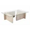  Hanah Home Coffee Table Travertine Flavio - Travertine