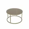  Hanah Home Dohányzóasztal GoldBronze Royal - Arany, bronz