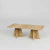  Hanah Home Dohányzóasztal Sapphire Oak Mushroom 2 - Sapphire Oak