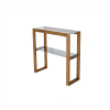 Hanah Home Dresser Walnut Via - Chestnut
