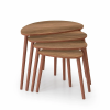  Hanah Home fészekasztal (4 darab) Walnut Nora - Dió