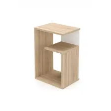  Hanah Home Kisasztal Sonomo Tölgy Fehér Simav bútor