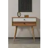  Hanah Home Komód Dió és Fehér Vita 5207