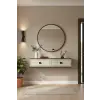 Hanah Home Komód Yuka 120 - Antracit, Travertin