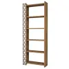  Hanah Home Könyvespolc Walnut White City - Dió, Fehér