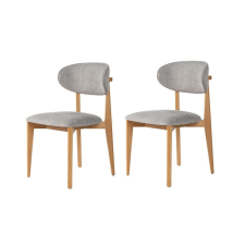 Hanah Home Lionte Grey and Light Oak étkezőszék szett, 2 db, szürke bútor