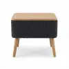  Hanah Home Nightstand Anthracite Nivo - Anthracite