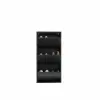  Hanah Home Shoe Cabinet Anthracite 3 Piece Metal - Anthracite