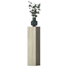  Hanah Home Side Table Travertine AD107 - 4741 bútor