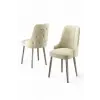  Hanah Home szék szett (2 darab) Krém Króm Newa - Krém, Króm