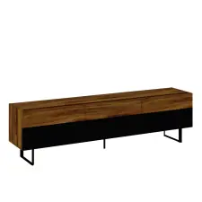  Hanah Home TV állvány Black Oak Sign - fekete, tölgy bútor