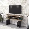  Hanah Home TV állvány diófa Pivot - dió